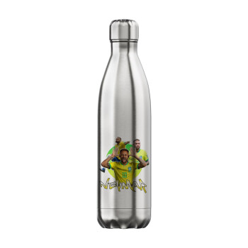 Neymar JR, Inox (Stainless steel) hot metal mug, double wall, 750ml