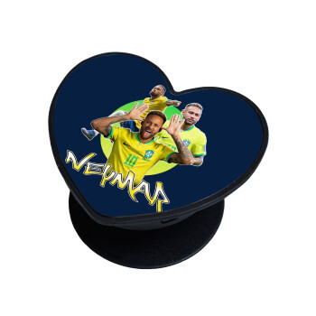 Neymar JR, Phone Holders Stand  καρδιά Μαύρο Βάση Στήριξης Κινητού στο Χέρι