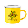 Yellow Enamel Metallic Cup 360ml