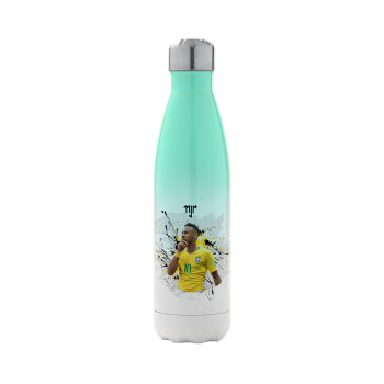 Neymar JR, Metal mug thermos Green/White (Stainless steel), double wall, 500ml