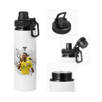 Neymar JR, Metal water bottle with safety cap, aluminum 850ml