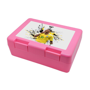 Neymar JR, Children's cookie container PINK 185x128x65mm (BPA free plastic)