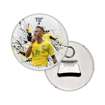 Neymar JR, Μαγνητάκι και ανοιχτήρι μπύρας στρογγυλό διάστασης 5,9cm
