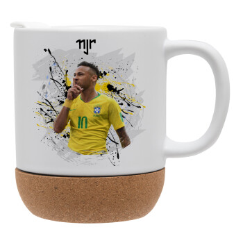 Neymar JR, Ceramic coffee mug Cork (MAT), 330ml (1pcs)