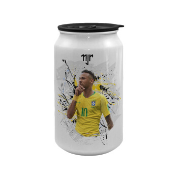 Neymar JR, Κούπα ταξιδιού μεταλλική με καπάκι (tin-can) 500ml