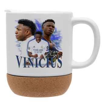 Vinicius Junior, Ceramic coffee mug Cork (MAT), 330ml (1pcs)