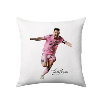 Lionel Messi inter miami jersey, Sofa cushion 40x40cm includes filling