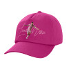 Children's Baseball Cap, 100% Cotton Twill, Fuchsia (COTTON, CHILDREN'S, UNISEX, ONE SIZE)