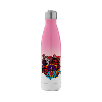 Snoop Dogg, Metal mug thermos Pink/White (Stainless steel), double wall, 500ml
