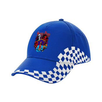 Snoop Dogg, Adult Ultimate BLUE RACING Cap, (100% COTTON DRILL, ADULT, UNISEX, ONE SIZE)