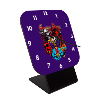 Snoop Dogg, Quartz Wooden table clock with hands (10cm)