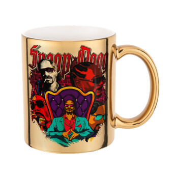 Snoop Dogg, Mug ceramic, gold mirror, 330ml