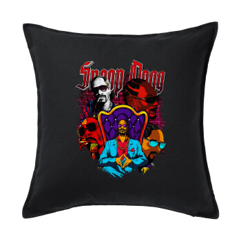 Snoop Dogg, Sofa cushion black 50x50cm includes filling