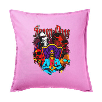 Snoop Dogg, Sofa cushion Pink 50x50cm includes filling