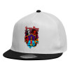 Καπέλο παιδικό Flat Snapback, Λευκό (100% ΒΑΜΒΑΚΕΡΟ, ΠΑΙΔΙΚΟ, UNISEX, ONE SIZE)