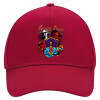 Καπέλο Ενηλίκων Ultimate ΚΟΚΚΙΝΟ, (100% ΒΑΜΒΑΚΕΡΟ DRILL, ΕΝΗΛΙΚΩΝ, UNISEX, ONE SIZE)