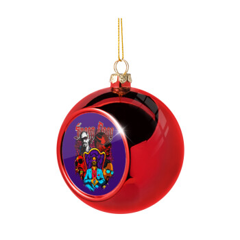 Snoop Dogg, Christmas tree ball Red 8cm