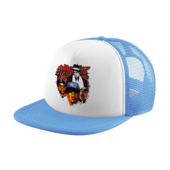JAY-Z, Καπέλο Soft Trucker με Δίχτυ Γαλάζιο/Λευκό