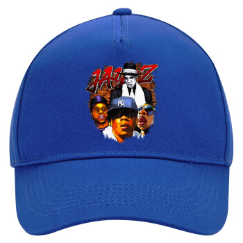 JAY-Z, Ultimate Adult Hat BLUE, (100% COTTON DRILL, ADULT, UNISEX, ONE SIZE)