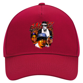 JAY-Z, Adult Ultimate Hat RED, (100% COTTON DRILL, ADULT, UNISEX, ONE SIZE)