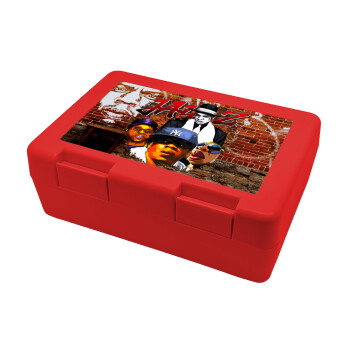 JAY-Z, Children's cookie container RED 185x128x65mm (BPA free plastic)