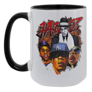 JAY-Z, Κούπα Mega 15oz, κεραμική Μαύρη, 450ml