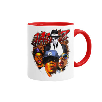 JAY-Z, Mug colored red, ceramic, 330ml