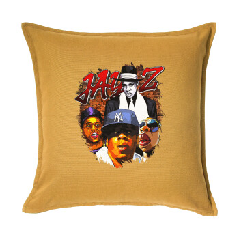 JAY-Z, Sofa cushion YELLOW 50x50cm includes filling