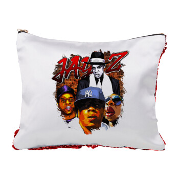 JAY-Z, Red sequin cosmetic bag