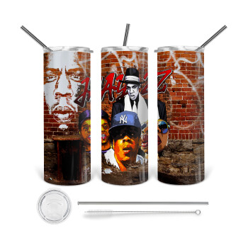 JAY-Z, 360 Eco friendly stainless steel tumbler 600ml, with metal straw & cleaning brush