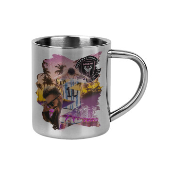 Lionel Messi Miami, Mug Stainless steel double wall 300ml