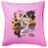 Sofa cushion Pink 50x50cm includes filling