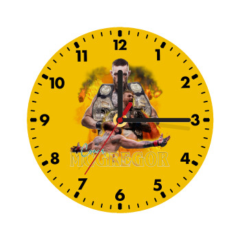 Conor McGregor Notorious, Wooden wall clock (20cm)