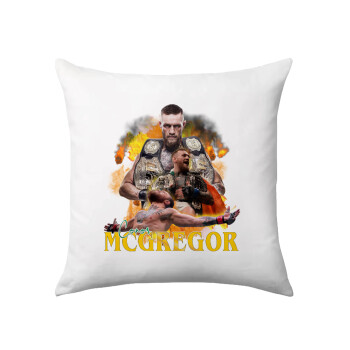 Conor McGregor Notorious, Sofa cushion 40x40cm includes filling