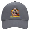 Ultimate Adult Hat Grey, (100% COTTON DRILL, ADULT, UNISEX, ONE SIZE)