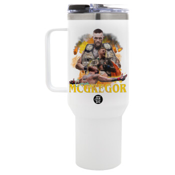 Conor McGregor Notorious, Mega Tumbler με καπάκι, διπλού τοιχώματος (θερμό) 1,2L