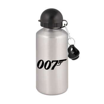 James Bond 007, Metallic water jug, Silver, aluminum 500ml