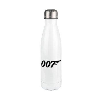 James Bond 007, Metal mug thermos White (Stainless steel), double wall, 500ml