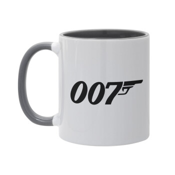 James Bond 007, Mug colored grey, ceramic, 330ml