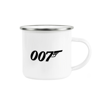 James Bond 007, Metallic enamel cup white 360ml