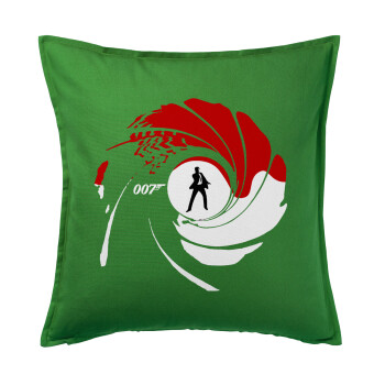 James Bond 007, Sofa cushion Green 50x50cm includes filling