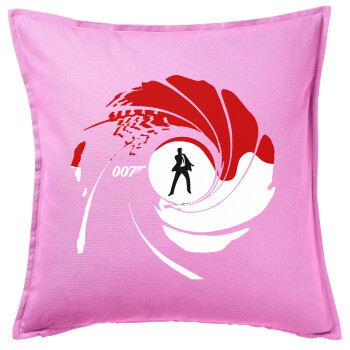James Bond 007, Sofa cushion Pink 50x50cm includes filling