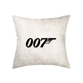 James Bond 007, Μαξιλάρι καναπέ Δερματίνη Γκρι 40x40cm με γέμισμα