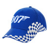 Adult Ultimate BLUE RACING Cap, (100% COTTON DRILL, ADULT, UNISEX, ONE SIZE)