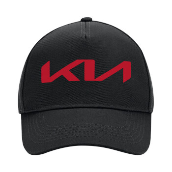 KIA, Adult Ultimate Hat BLACK, (100% COTTON DRILL, ADULT, UNISEX, ONE SIZE)