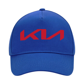 KIA, Ultimate Adult Hat BLUE, (100% COTTON DRILL, ADULT, UNISEX, ONE SIZE)