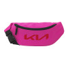 Unisex waist bag (banana) in PINK color with 2 pockets