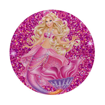 Barbie mermaid , Mousepad Round 20cm