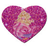 Mousepad heart 23x20cm