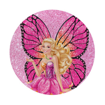 A fairy Barbie, Mousepad Round 20cm